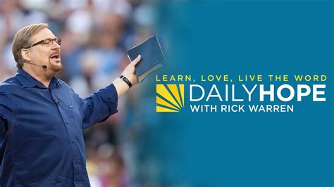 The best podcasts in US. . Pastor ricks daily hope